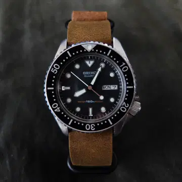 세이코 다이버 150m 6458-6000 보이즈 사이즈 작동 상품