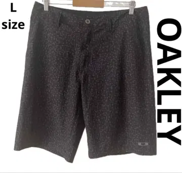 OAKLEY 오클리 스컬 골프 하프 팬츠 블랙 34 (L)