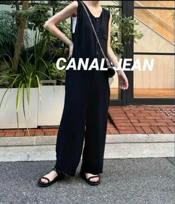 CANALJEAN El mar 레이온 린넨 탱크 콤비네존