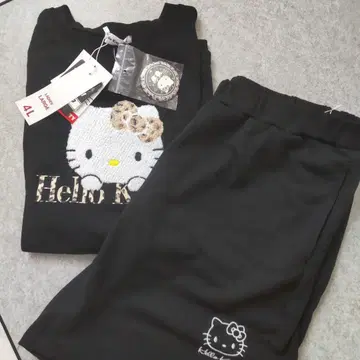 키티 룸웨어 4L 미사용 새상품 상하의 세트