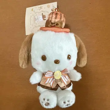 산리오 포차코 티룸 봉제 인형 마스코트 홀더 2022