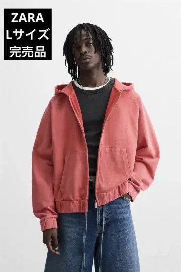 ZARA 자라 워시 가공 집업 후디 L 사이즈 완판템