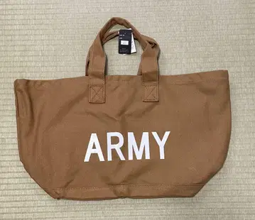 새상품! 'ARMY' 로고 토트백