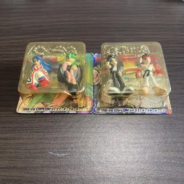 SNK vs CAPCOM 트윈 피규어 키체인 2개 세트