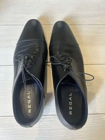REGAL 블랙 가죽 드레스 신발 29cm