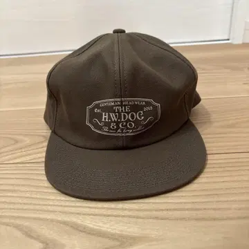 H.W.DOG & CO. 브라운 캡