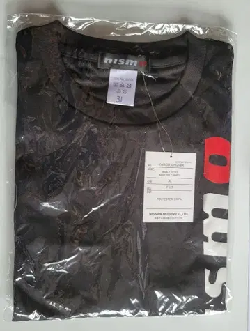 NISMO 드라이 티셔츠 [블랙] 3L