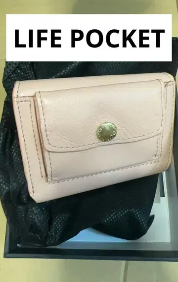 미사용 새상품 라이프 포켓 미니 지갑 3/사쿠라 핑크