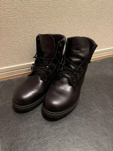 Danner 블랙 워크 부츠 7H (25.5cm)