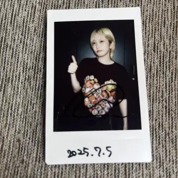 ExWHYZ mayu 친필 사인 폴라로이드 2025년 7월 5일