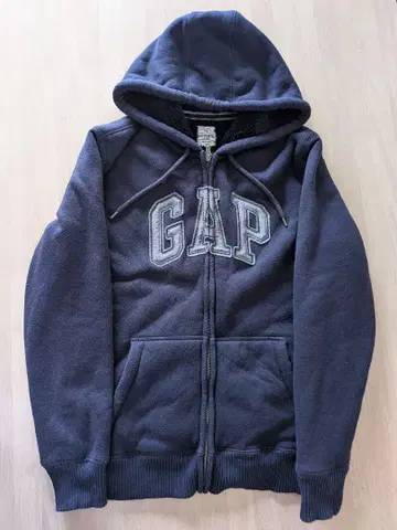GAP 다크 블루 풀 집업 후드티