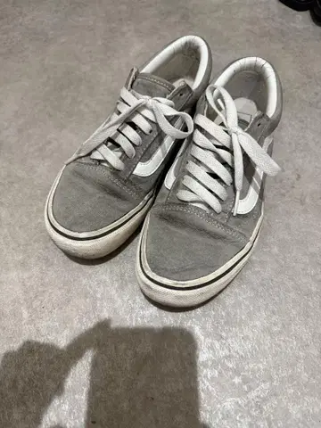 Vans 올드스쿨 그레이 스웨이드 스니커즈