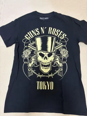 GUNS N' ROSES 티셔츠 S 사이즈 2017 일본 공연