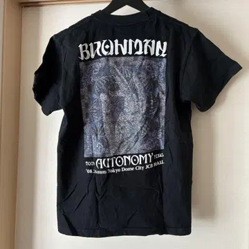 BRAHMAN 브라만 티셔츠 투어 밴딩 블랙 S