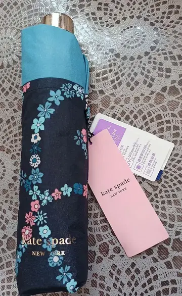 kate spade 꽃무늬 우천 겸용 접이식 우산 미사용