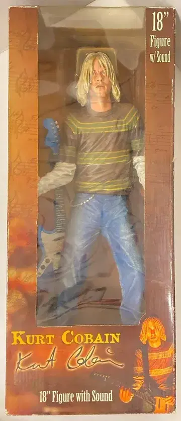 NECA FIGURE WITH SOUND KURT COBAIN 18인치