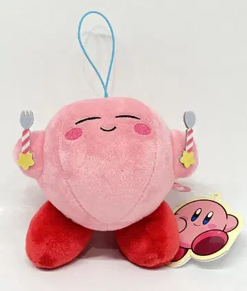 에스케이 재팬 맛있는 외출 미니 봉제 인형 별의 커비 커비 (웃는 얼굴)