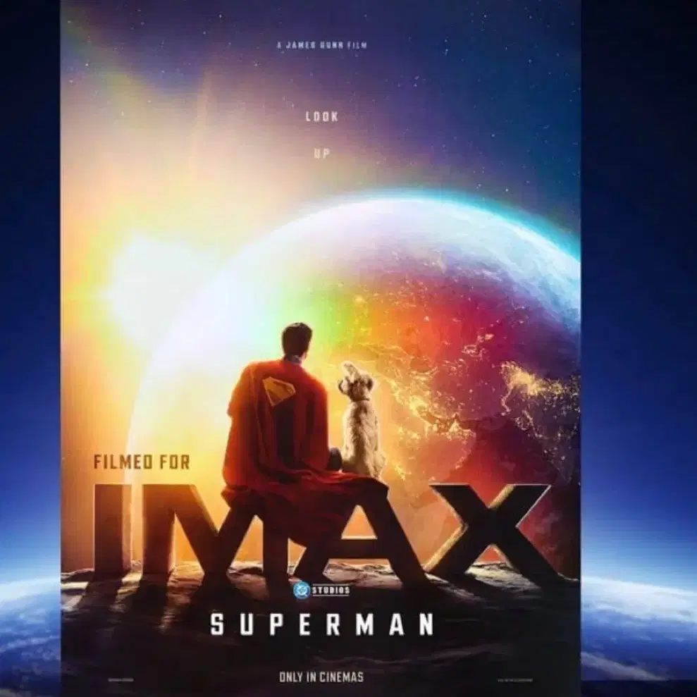 Superman IMAX poster (CGV Special Theater) on Bunjang Global