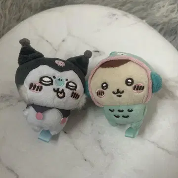 치이카와 산리오 마스코트 모몽가 쿠로미 밤만쥬 한교동