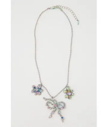 SLY BIJOU FLOWER N/C 비쥬 플라워 목걸이 멀티