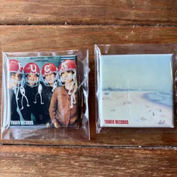 TOWER RECORDS 핀 배지 2개 세트