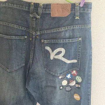 로카웨어 ROCAWEAR 와이드 배기 데님 청바지 자수