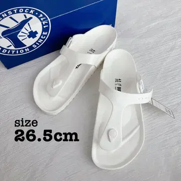미사용 새상품 버켄스탁 기제 41 EVA 26.5cm 화이트 흰색