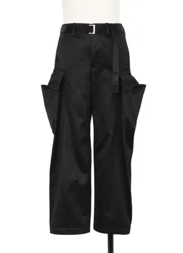 새상품 0size 25aw 사카이 코튼 치노 팬츠 블랙