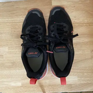 YONEX 테니스화 카펫용 블랙/오렌지 25.5cm
