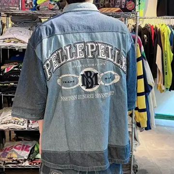PELLE PELLE 데님 셔츠 데님 자켓 90년대 00년대