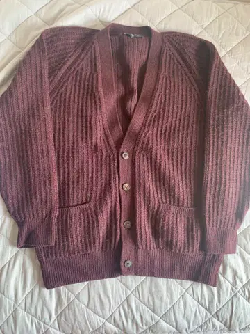 최종 가격 인하 Dunhill 캐시미어 100% 이탈리아제 빈티지 가디건