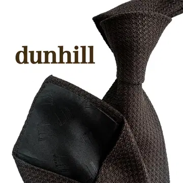dunhill 던힐 텍스처 브라운 브라운 남성용 넥타이 실크