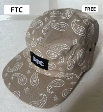FTC 포 더 시티 플라이트 로우 캡 페이즐리 올 패턴 베이지 FREE