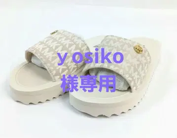 새상품 마이클 코어스, 여성용 샌들 23.3cm 오트밀 경량, 불량품