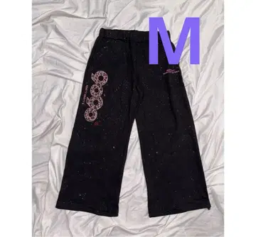 9090 girl OG Logo Glitter M 스웨트 팬츠