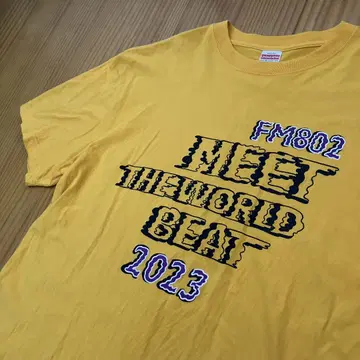 FM802 MEET THE WORLD BEAT 2023 티셔츠 XL