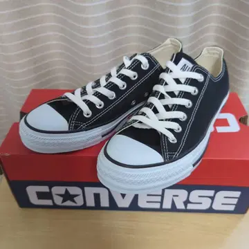 CONVERSE CANVAS ALL STAR OX 블랙 26.5