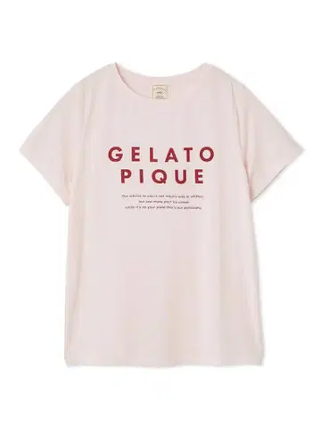 gelato pique 젤라 피케 접촉 냉감 COOL 레이온 로고 티셔츠