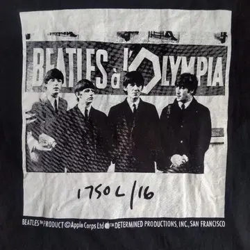 The Beatles 티셔츠 일본제 M 사이즈
