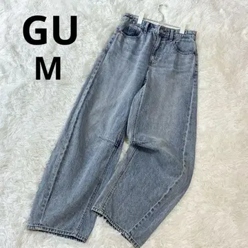 지유 배럴 레그 청바지 길이 표시 사이즈 63 블루 인기 컬러