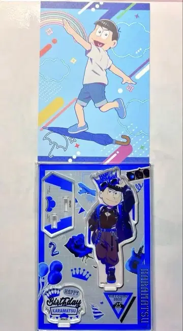 오소마츠 6쌍둥이 카라마츠 웰컴 파티 벌스데이 아크릴 혜택 엽서