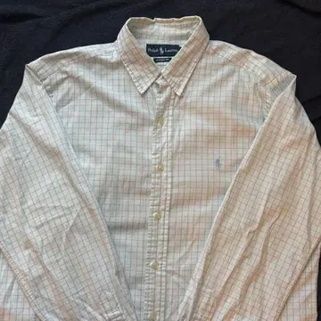 Ralph Lauren 체크 무늬 긴팔 셔츠 90s L 사이즈