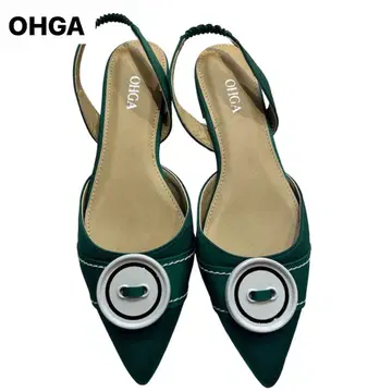 OHGA/샌들 그린 22.5cm