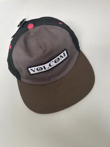 VOLCOM 스냅백 캡 그레이/브라운