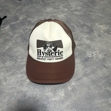 Hysteric 트래커 캡 브라운/화이트