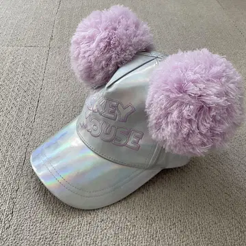 디즈니 미키 오로라 캡 모자 꽁지