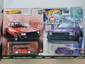 '81 TOYOTA STARLET KP61 미니카 세트