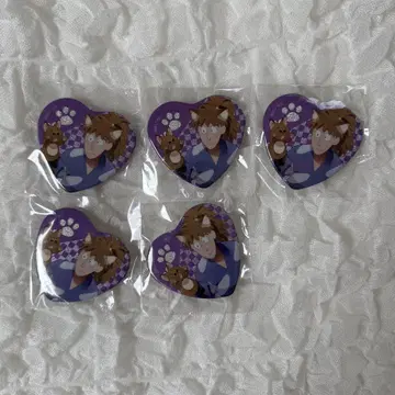 닌자 타마 란타로 후와 레이조 난자 타운 하트 캔뱃지