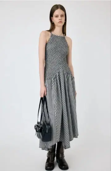 moussy 홀터넥 원피스