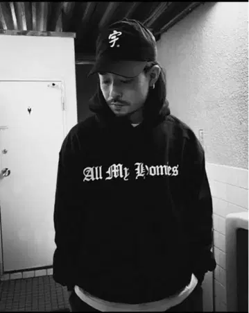ZORN All My Homies 블랙 후드티 XL